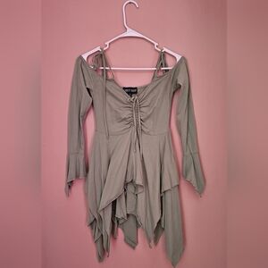 F Is For Fairies Handkerchief Dress Sage Small Dolls Kill